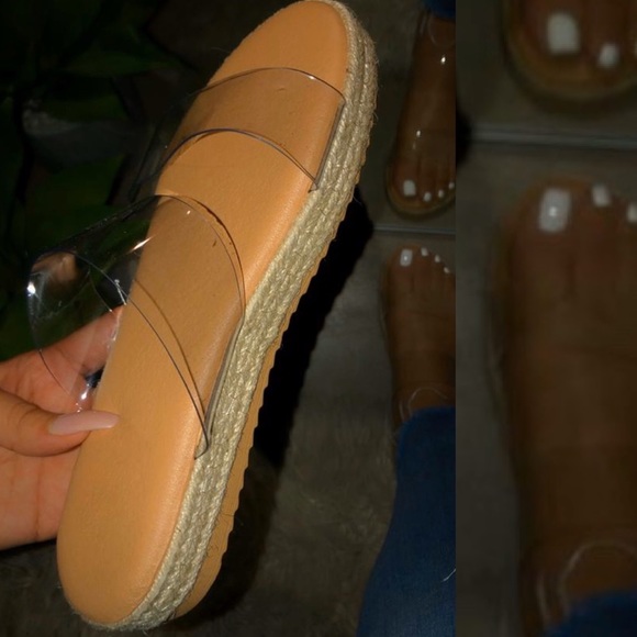 ‼️LAST PAIR ‼️ Clear strap espadrille sandals - Picture 4 of 6
